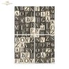seria Black & White - Czarny & Biały, geometyczne czarno-białe wzory, cyfry, litery*  Mulberry Decoupage Paper FPA1020 Black & White Series - Black & White, geometric black and white patterns, numbers, letters* Papel para decoupage Mulberr